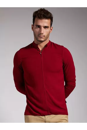 Identiti Men Brown Slim Fit Casual Shirt