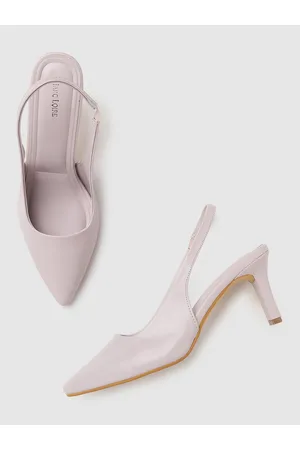 Marc Loire Lilac Solid Pumps With Slim Heels