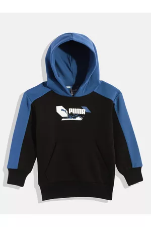 PUMA Boys Regular Fit Alpha Hooded Sweatshirt