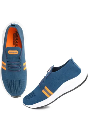 Kraasa Men Blue Textile Running Shoes