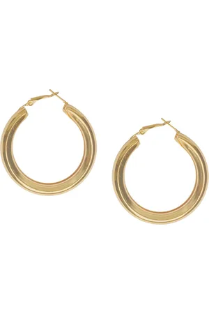 Joker & Witch Gold-Plated Contemporary Hoop Earrings