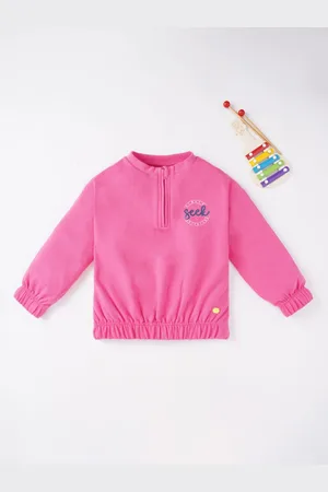 Ed-a-Mamma Girls Pink Sweatshirt