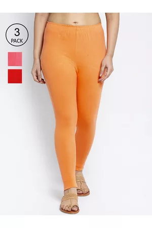 GRACIT Women Pack Of 3 Solid Ankle-Length Leggings