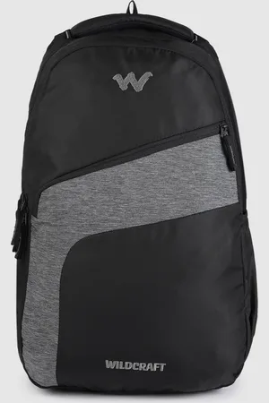 Wildcraft Unisex Black & Grey Colorblocked Backpack