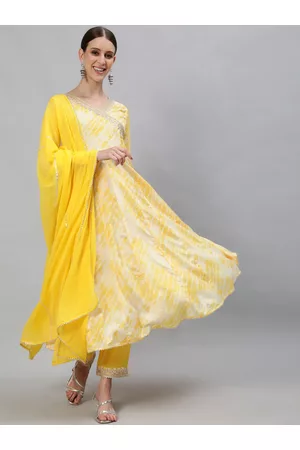 Ishin Dyed Kurta with Trousers & Dupatta