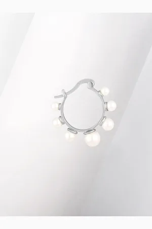 GIVA 925 Sterling Silver Rhodium Plated Loop Earrings