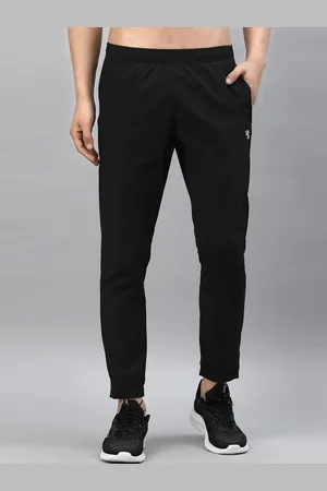 Red Tape Men Black Solid Track pants