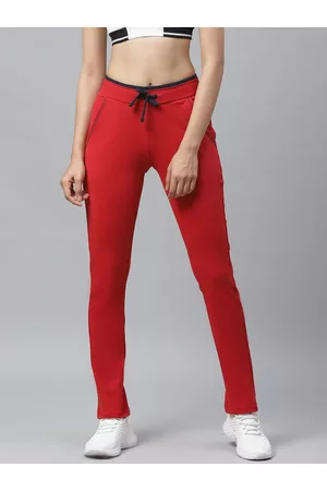 Cayman Women Red Solid Track Pants