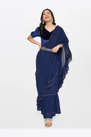 Palazzo saree global desi best sale