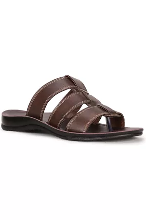 Bata Men Brown Comfort Sandals