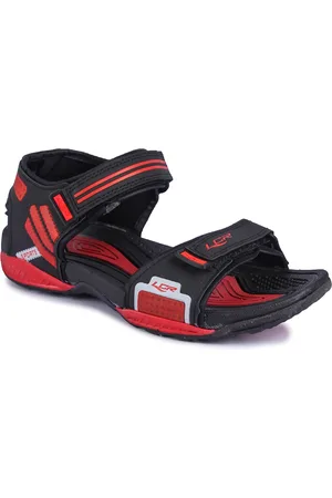 Lancer EARTH-316BLK-RED Men's Navy Black/Red Outdoor Sports Sandals &  Floaters : Amazon.in: Fashion