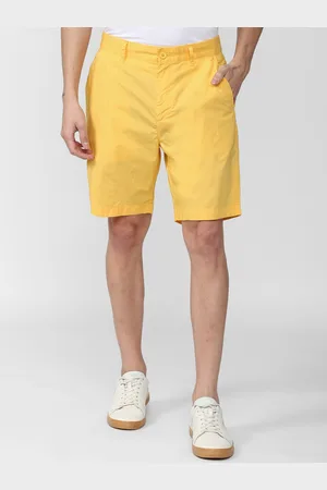 Forever 21 Men Yellow Shorts