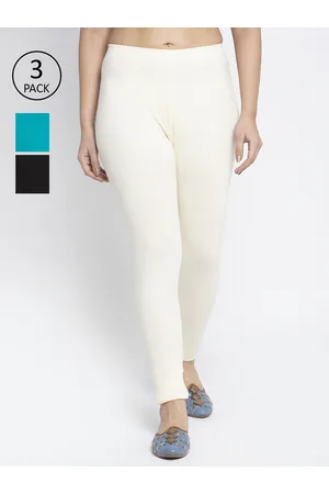 GRACIT Women Pack of 3 Solid Ankle-Length Leggings