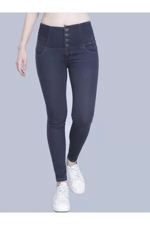 FCK-3 Women Steel Hottie High-Rise Embroidered Stretchable Jeans