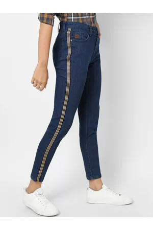 Campus Women Navy Blue Super Slim Fit Stretchable Jeans