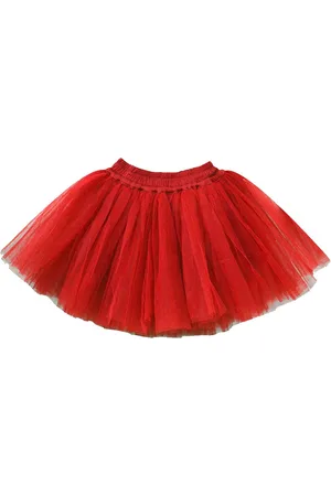 A.T.U.N. Girls Red Flared Mini Tutu Skirt