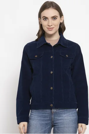 Gipsy Women Blue Solid Denim Jacket