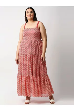 20Dresses Plus Size Red Chiffon Maxi Dress