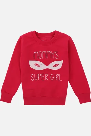 DYCA Boys Fuchsia Printed Cotton Pullover Sweatshirt