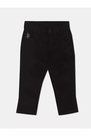 Ralph Lauren Boys Black Solid Trousers