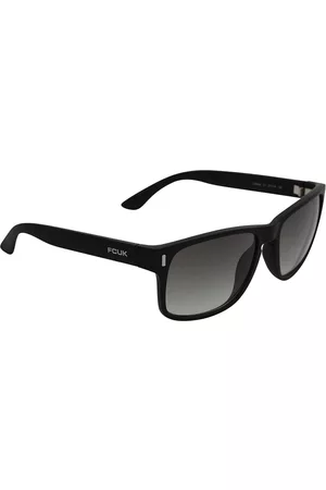 men green lens black square sunglasses uv protected lens fcuk chester