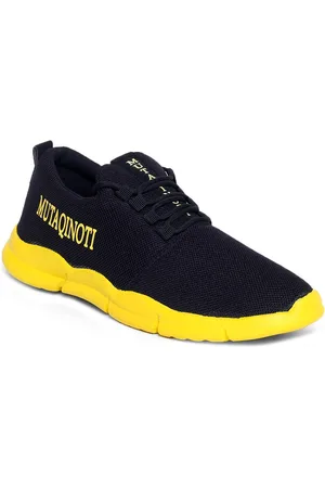 MUTAQINOTI Men Black Printed Sneakers