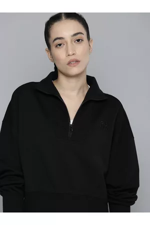 PUMA Women Oversized Fit Infuse Half-Zip Sweatshirt