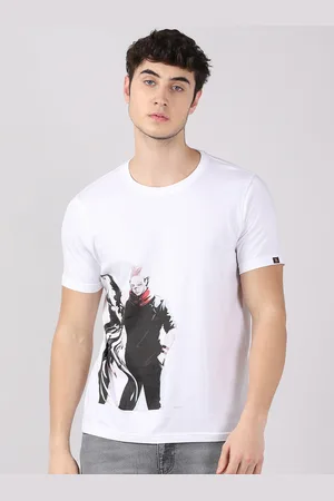 Bushirt Men White Sukuna Itadori Yuji Heart - Jujutsu Kaisen Printed Applique T-shirt