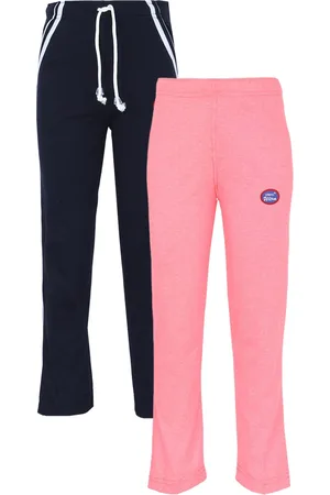 VIMAL JONNEY Kids Pack Of 2 Navy Blue & Peach-Coloured Track Pants