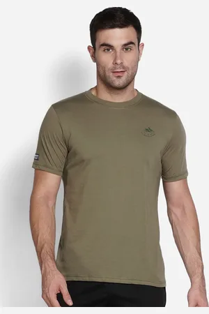 Wildcraft Men Olive Green T-shirt