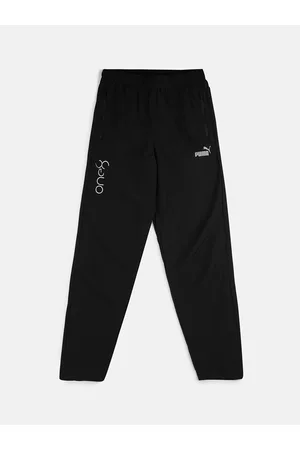 PUMA Boys Solid Regular Fit Track Pants
