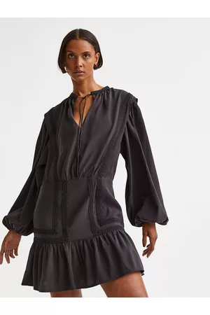 H&M Woman Balloon-sleeved mini dress