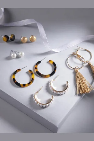 Jewels Galaxy Set of 6 Earrings