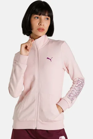 PUMA Women Pink Graphic Regular Fit Jacket