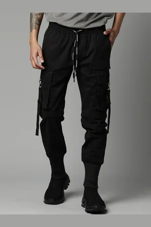 BREAKBOUNCE Solid Men Black Track Pants  Buy BREAKBOUNCE Solid Men Black Track  Pants Online at Best Prices in India  Flipkartcom