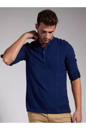 Identiti Men Blue Slim Fit Casual Shirt