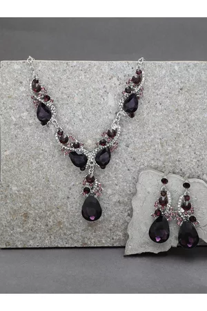SOHI Women Black Jewellery Set