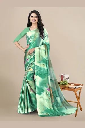 Kalini Woman Tie &Dye Satin Saree