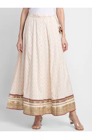 Off white hotsell ethnic skirt