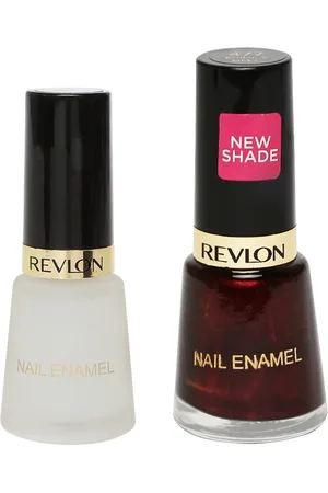 Revlon Knotty Berry Nail Enamel 478 & Matte Top Coat Nail Enamel 494 Set