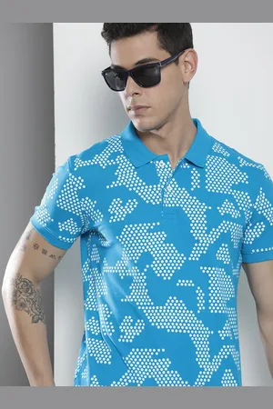 The Indian Garage Co Men Printed Polo Collar T-shirt