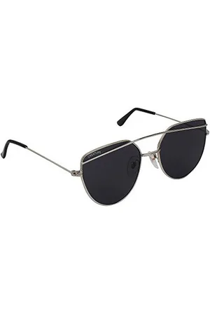 Creature Black UV Protected Aviator Sunglasses
