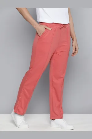 Mast & Harbour Women Pink Solid Regular Trousers