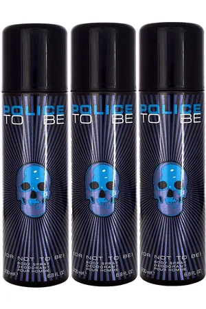 Police Men Set of 3 To Be Or Not To Be Deodorant Body Spray - 200 ml Each