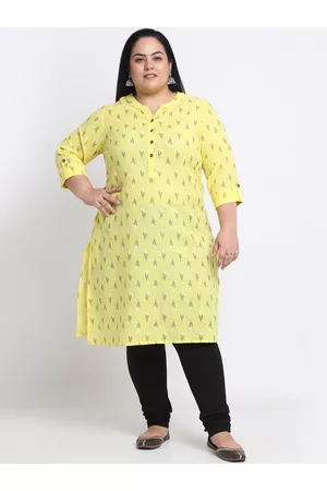 Pluss Ethnic Motifs Printed Kurta
