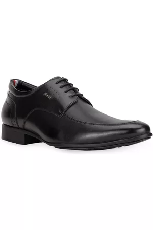 Bata Men Black Solid Formal Derby Shoes