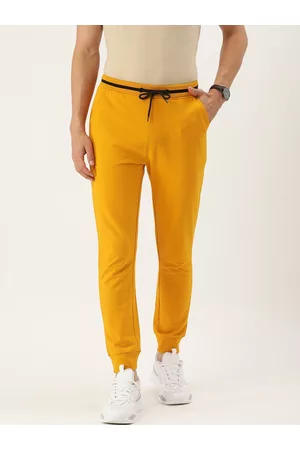 Forever 21 Men Mustard Yellow Joggers