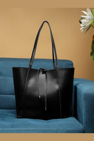 Legal Bribe Black Solid Oversized Shopper Tote Bag