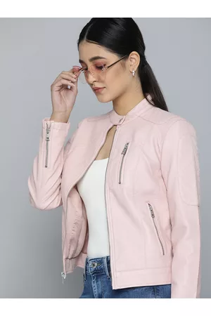 XFLWAM Womens Leather Jacket 2022 Faux Zip Up Classical Jackets Long Sleeve  Plus Size Cropped Motorcycle Outwear Coat Pink XXL - Walmart.com