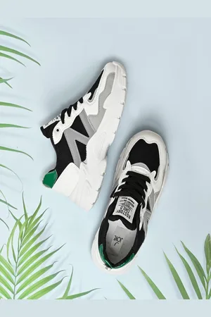 Jove Women Black Colourblocked Sneakers